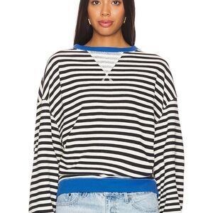 Free People Classic Striped Crew